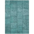 thumbnail image 2 of Addison Rugs Chantille Indoor/Outdoor Transitional Patchwork Teal Washable Rectangle Rug, 10' x 14', 2 of 6