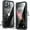 i15 promax-Black, variant on ANTSHARE i15 Waterproof Shockproof Cell Phone Case with Lanyard for iPhone 15, Black