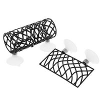 MLINS 2pcs Betta Fish Tank Swim Tube Sucker Tunnel Bed Hollow Fish Hideout Quick Installation Aquarium Decoration For Betta Shrimp