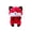 A001- A, variant on Raccoon Stuffed Animal with Magnetic Base, 5 Inches, Gray and White Plush, for Office Desk and Cubicle, Plush Toys Decoration