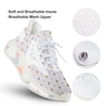 thumbnail image 3 of Diamonds Pattern Walking Shoes for Men Woman Lightweight Tennis Fashion Elastic Sports Shoes Cushion Basketball Shoes, 3 of 7