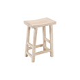 thumbnail image 7 of Montez 4-Piece Solid Wood Bar Table and Stools Set in Brushed White Finish, 7 of 7