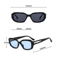 thumbnail image 4 of Gafas de sol clásicas jinwen de montura ligera unisex Color Negro Azul, 4 of 8