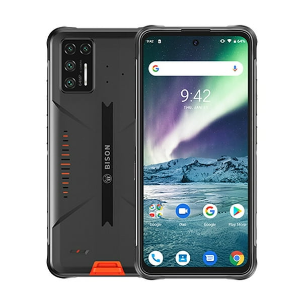 UMIDIGI BISON GT Impermeable IP68 / IP69K Teléfono resistente Helio G95 64MP AI Cámara cuádruple NFC 8GB + 128GB 6.67quot; Teléfono inteligente de carga FHD+ 33W Tan Jianjun unisex