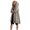 Beige, variant on Long Hoodies for Women 2025 Long Sleeve Zip Up Hooded Sweatshirt with Pockets and Back Zipper Jacket Coat
