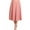 Dusty Rose, variant on Moa Collection Women's Plus Size Solid Midi Skirt