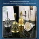 thumbnail image 3 of Moyic Campana de servicio Construcción de metal duradero Anillo transparente Asistencia al cliente Campanas multiusos para manualidades Kits de decoración para fiestas Plata, 3 of 4