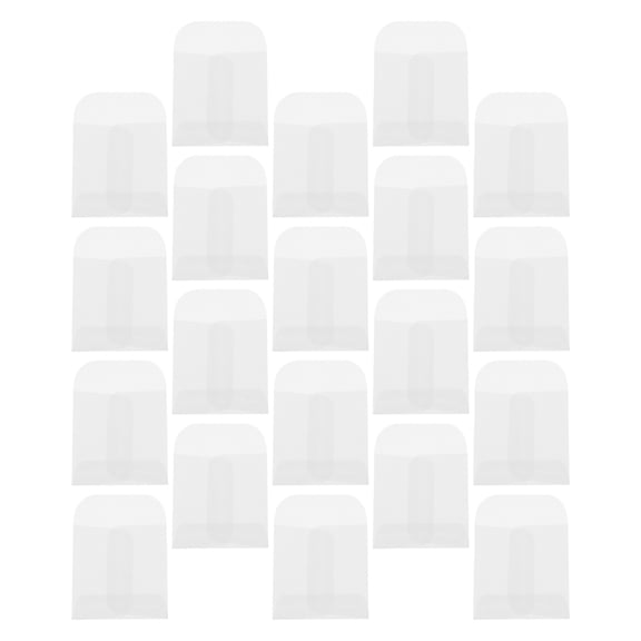 WRITWAA High Transparency Paper Envelopes for Organizing Small Items 60Pcs