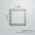 thumbnail image 3 of Ekena Millwork 7 3/8"W x 7 3/8"H x 3/8"T Extra Small Fairplay Decorative Fretwork Wood Wall Panels, Red Oak, 3 of 3