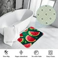 thumbnail image 3 of Watermelon Polyester Non-Slip Indoor Carpet Kitchen Mat - Machine Washable Door Rug Chair Mat, 3 of 6