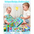 thumbnail image 4 of Juguete Montessori Busy Board Walenty para niños pequeños de 1 a 4 años, Green Farm, 4 of 6