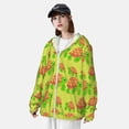 thumbnail image 4 of Picia Cartoon Turtles 1 Women's Men's UPF 50+ Sun Protection Hoodie Shirt Long Sleeve SPF Fishing Outdoor UV Hiking Lightweight Shirts-Medium, 4 of 9