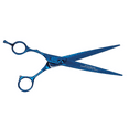 thumbnail image 4 of Dog Cat Pet Lefty Grooming Shears Blue Titanium Pro Quality Left Hand Scissors (Thinning Shears), 4 of 12