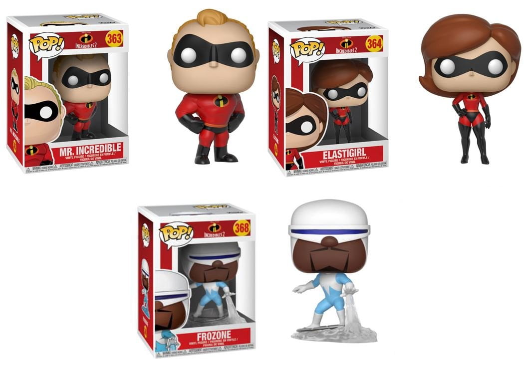 Disney 2 FROZONE Incredibles 29203 Pop Vinyle