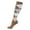 Coffee, variant on Women's Argyle Socks Colorful Knee High Stockings Patterned Stretch Knit Travel Comfort Support Sock