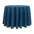 thumbnail image 1 of Ultimate Textile (10 Pack) 102-Inch Round Polyester Linen Tablecloth - for Wedding, Restaurant or Banquet use, Lagoon Blue, 1 of 4