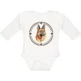 thumbnail image 3 of Inktastic German Shepherd Dog Art Gift Boys or Girls Long Sleeve Baby Bodysuit, 3 of 5