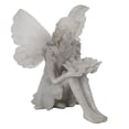 thumbnail image 4 of Estatua de ángel para jardín Sincero escultura de resina con energía solar decoración artística, 4 of 9