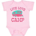 thumbnail image 3 of Inktastic Live Love Camp Rv Girls Baby Bodysuit, 3 of 5
