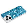 thumbnail image 4 of for iPhone 14 Pro Max Glitter Case, Cute Bling Sparkle Shiny Slim Soft Silicone Reflective Clear TPU Bumper Women Girls Shockproof Protective Phone Case for iPhone 14 Pro Max, Blue, 4 of 7