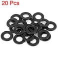 thumbnail image 5 of Unique Bargains 20pcs M12 Engine Oil Drain Plug Rubber Crush Washer Seal Ring Gasket Universal Black for Car, 5 of 5