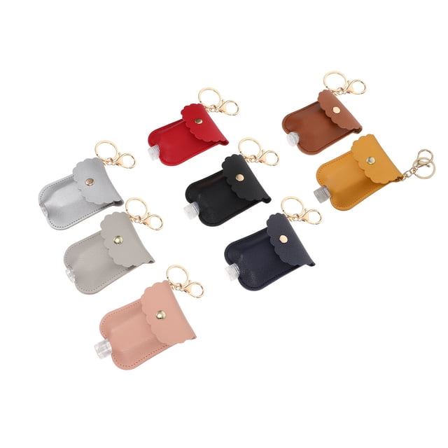 unbranded 8Ud Portátiles Con Funda Resistente Y Llavero Ideal Para Perfume Loción Y Más