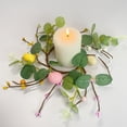 thumbnail image 6 of Small Easter Wreath, 7 inch Mini Easter Wreath for Front Door, Mini Spring Artificial Easter Egg Wreath with Ribbon Bow, ideal for Window Home Table Centerpiece Farmhouse Decor, 6 of 9