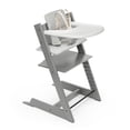thumbnail image 1 of Trona Stokke Tripp Trapp 2 Storm Grey con cojín y bandeja, 1 of 7