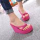 thumbnail image 1 of Zapatillas de moda para mujer, sandalias de plataforma, Sandalias de tacón alto, zapatos de verano para mujer, chanclas de playa, chanclas sólidas, zapatillas 2022 para mujer Tan Jianjun unisex, 1 of 2