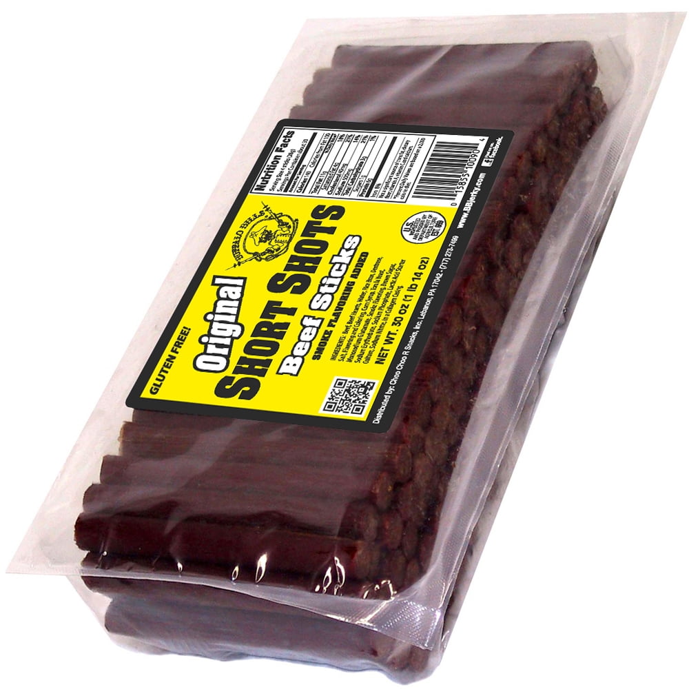 Buffalo Bills 2-Piece Mild Short Shot Beef Stick 6-Pack Gift Cooler (two 30oz bags of beef sticks)