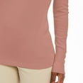 thumbnail image 3 of JM Collection Womens Button Cuff V Neck Pullover Sweater, 3 of 3