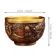 thumbnail image 2 of unbranded De Té Retro De Latón Dorado Estilo Chino Con Grabados Detallados Para Café Y Whisky, 2 of 7