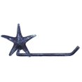thumbnail image 1 of Rustic Dark Blue Cast Iron Starfish Toilet Paper Holder 10", 1 of 1