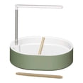 thumbnail image 2 of Bañera para loros, ducha automática para pájaros, contenedor de bañera con perchas de madera y bomba para periquitos, pájaros pequeños y medianos. Cabezal de ducha blanco, 2 of 5