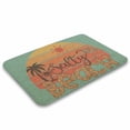 thumbnail image 3 of Salty Beach Doormat , Beach House Welcome Mat,Condo Doormat,Cute Beach Porch MatCoral Velvet Rug,Funny Doormat, Home Decor, Welcome Mat,Indoor Doormat,Front Back Door Mat 16”x24”, 3 of 7