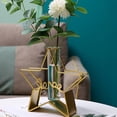thumbnail image 4 of Youkk Chic Glass Vase For Trendy Living Room Decor And Centerpiece Display Multipurpose Flower Vase D, 4 of 6
