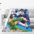 thumbnail image 2 of Hunter X Hunter Cartoon Printing Throw Blanket, All Seasons Flannel Fleece Blanket, Soft & Warm Plush Blankets for Couch Sofa Bed Camping Travel, 40"x30", 2 of 9