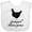 AA-White, variant on Inktastic Backyard Chicken Farmer Ancona Hen Girls Baby Bib