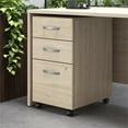 thumbnail image 3 of Studio C 3 Drawer Mobile File Cabinet in Natural Elm - Engineered Wood, 3 of 8