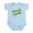 Sky Blue, variant on CafePress - Kiss Me I'm Irish Infant Bodysuit - Baby Light Bodysuit, Size Newborn - 24 Months