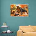 thumbnail image 1 of Cuadros Decorativos Taladro completo perro bordado Cruz puntada diamante pintura mosaico conjuntos (A225) Likrtyny  embutido en tela, 1 of 9