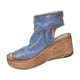 thumbnail image 2 of Sandalias de cuña de caña alta de moda de verano Sandalias romanas de boca de pez de suela gruesa Wmkox8yii sa4739, 2 of 3
