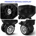 thumbnail image 2 of 4pcs Suitcase Wheels Spare Wheels Luggage Replacement Swivel Wheels Casters, 2 of 4