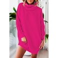 thumbnail image 2 of LAICAIW Robe Chandail Longue Ample à Col Roulé Oversize pour Femmes, 2 of 5