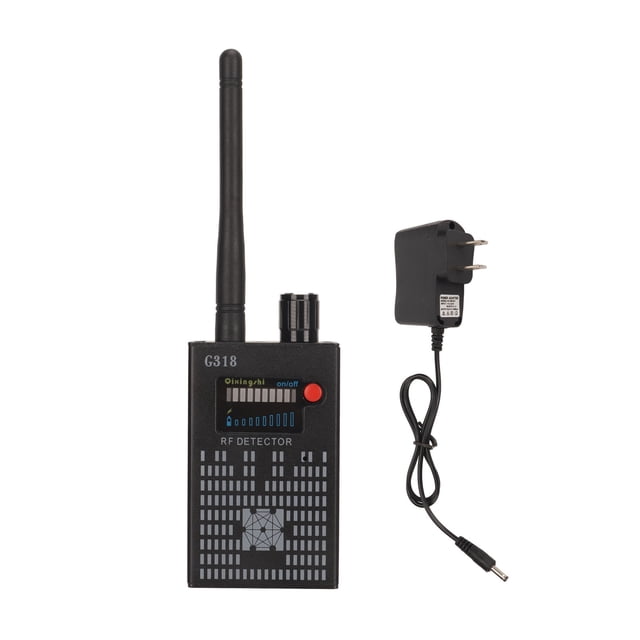 Detectores de cámara oculta G318 Pantalla LED Batería de larga duración Detector de insectos negro para hotel Hogar 100-240 V Enchufe de EE. UU.
