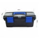 thumbnail image 3 of Caja de herramientas de plástico , caja de almacenamiento de herramientas de reparación para , para jardín, oficina, coche, maletero Azul CUTICAT Caja de herramientas, 3 of 7