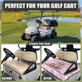 thumbnail image 4 of Whosucclay 4 Front Pockets Golf Cart Seat Cover for Off-Road Sports Club, 4 Front Storage Pockets with 4 Pockets Golf Cart Seat Towel Blanket, Easter Bunny Puppy, 4 of 7