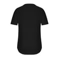 thumbnail image 6 of Giftesty Women Loose Casual Short Sleeve V-Neck Solid Casual Blouse T-Shirt Tunic Tops, 6 of 9