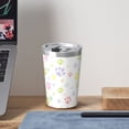 thumbnail image 6 of PAYOHTO Cute Colorful Animals Footprints Insulated Stainless Steel Tumbler 12 oz Thermos Come with Straw Kids Leak-Proof Travel Mug Cup, 6 of 7