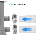 thumbnail image 4 of 2 Set Ground Pool Hose 1.25 inch Hose for Replacement Pump Pool with 59 inch Long Filter Pump Hose for Pump Models 607, 4 of 5